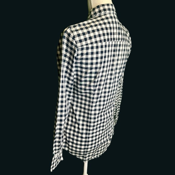 NWOT J. Crew Factory ‘Gingham Lightweight Cotton Shirt in Signature Fit’ Size XS - Picture 9 of 13